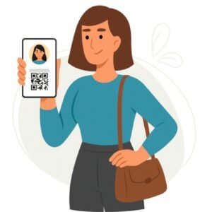 Linkedin Business Card With Nfc Qr Code 1