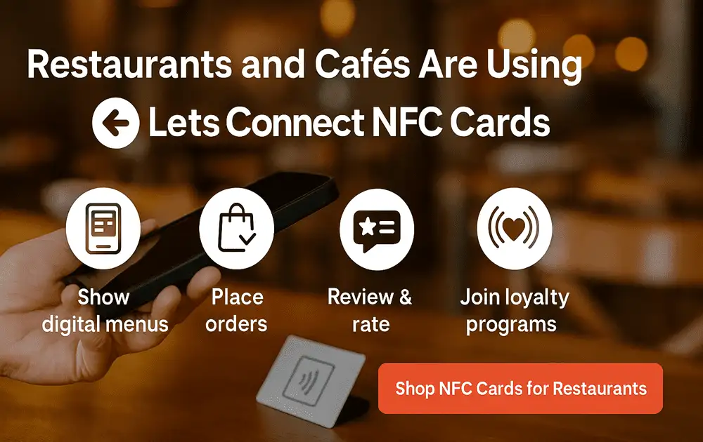 How Restaurants And Cafés Are Using Nfc Cards For Menus &Amp; Reviews? 1 Nfc Cards For Menus And Reviews
